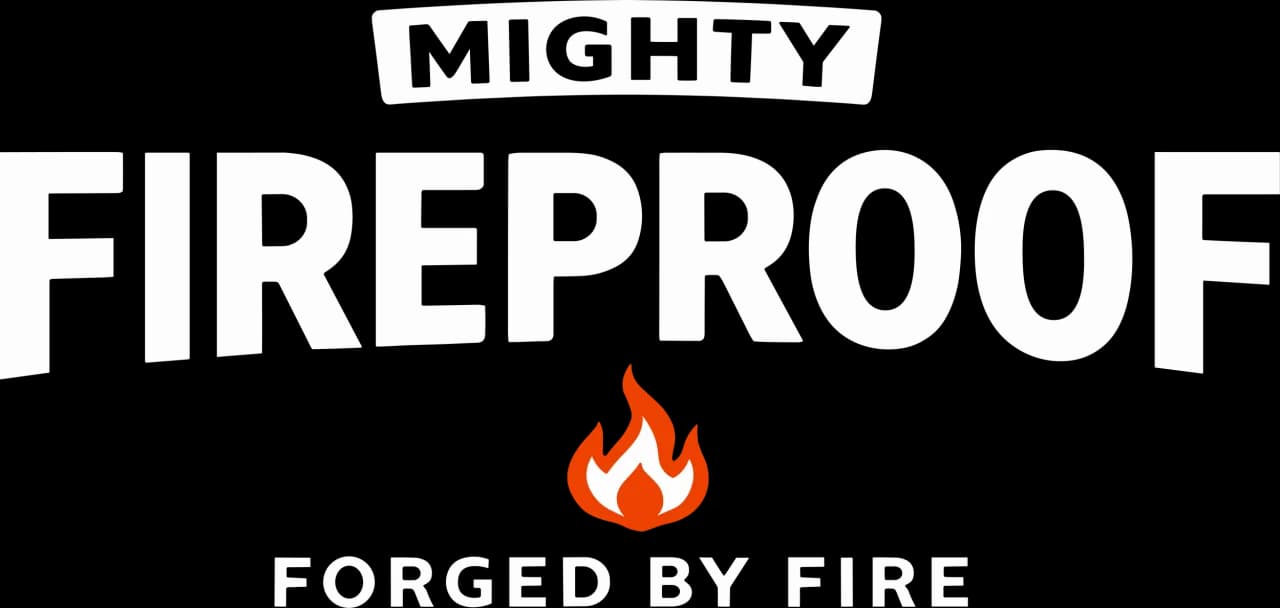 Mighty Fireproof crest
